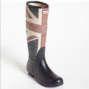 Hunter Union Jack Boots